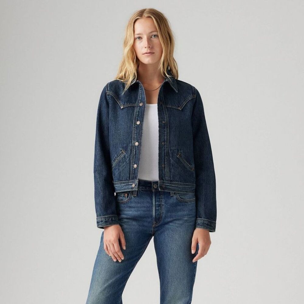 Levi's -  Women's Original Trucker Riveted Jacket - S Blue